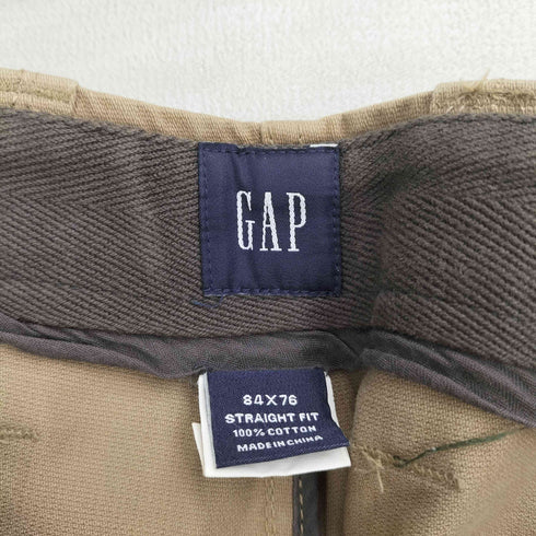 ギャップ Gap 00S STRAIGHT FIT デザイン チノパン メンズ  84×76